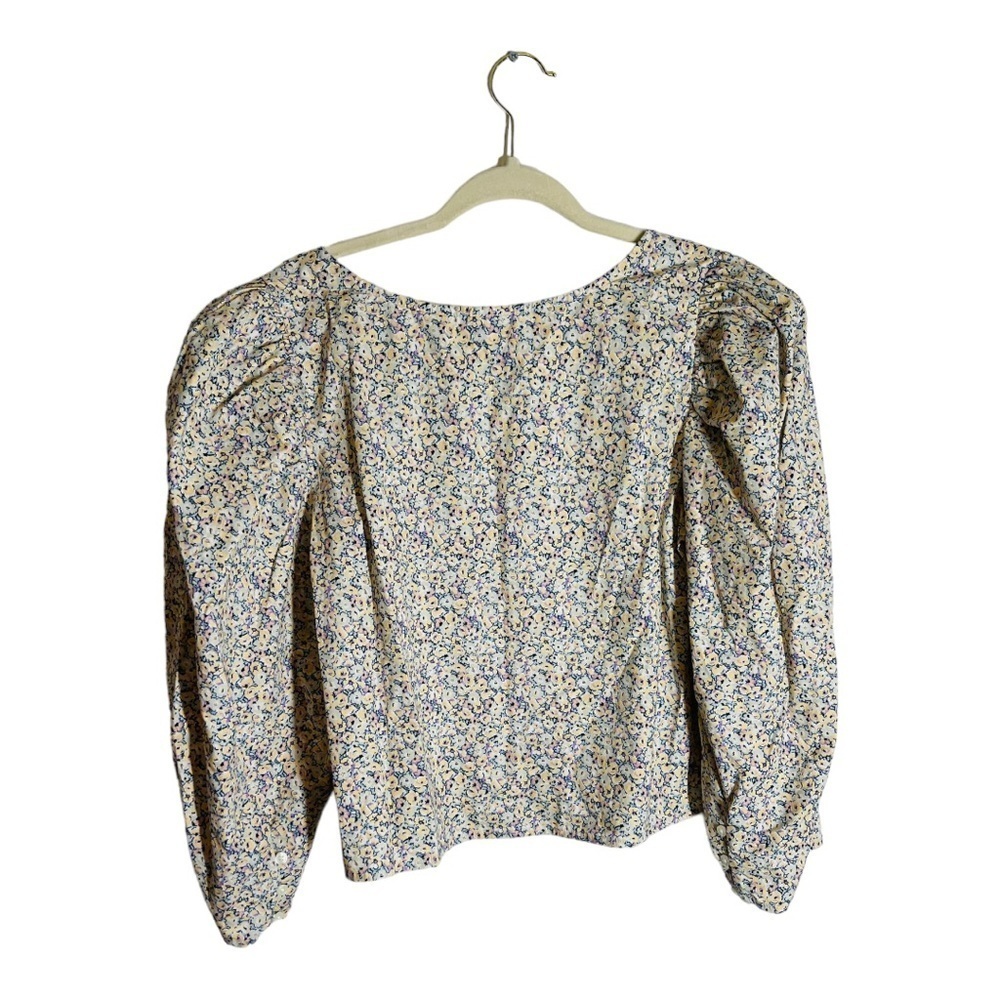 Levis floral puff sleeve top - Picture 5 of 6